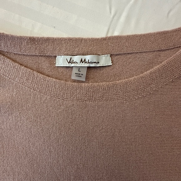 Vila Milano Tan Sweater with Beaded Embellishments Sleeve Detail - Picture 3 of 5